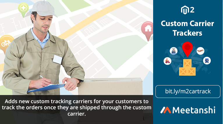 Magento 2 Custom Carrier Trackers